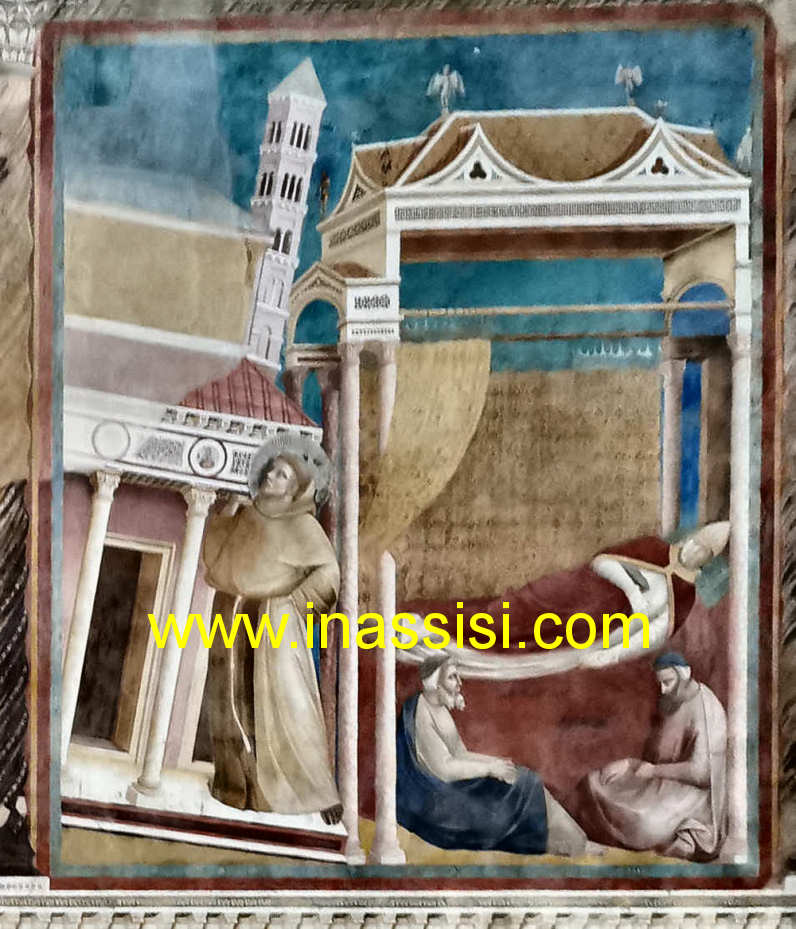 Il sogno di Innocenzo III - il Santo che sorregge la Chiesa di Roma