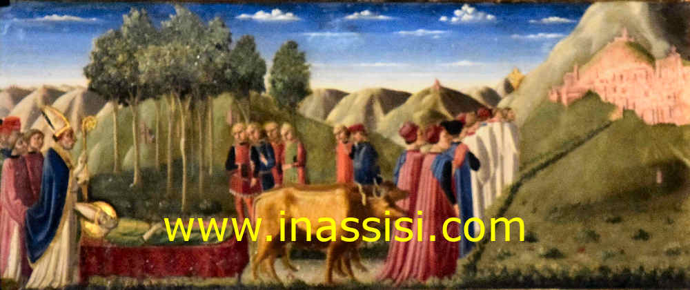 La traslazione di San Rufino da Costano ad Assisi