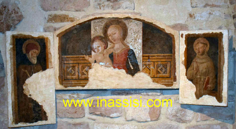 Madonna con Bambino tra Sant'Antonio Abate e San Francesco