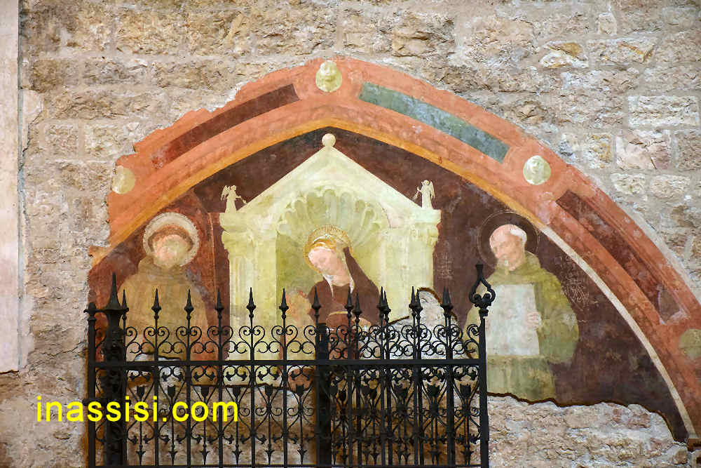 Angeli San Francesco 9 12 S.M Set 3 Porziuncola Assisi dipinte a mano cm 7 